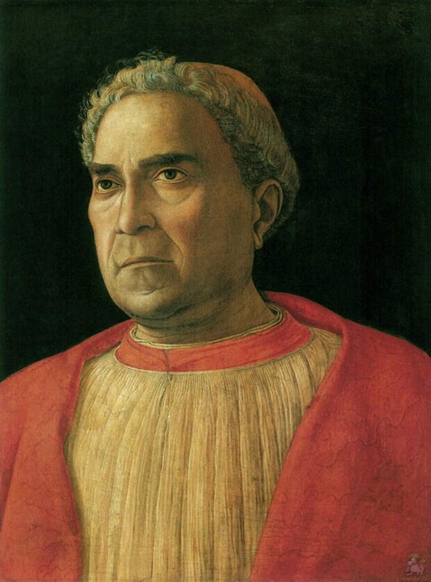 А. Мантенья. Портрет кардинала Лудовико Тревизана.