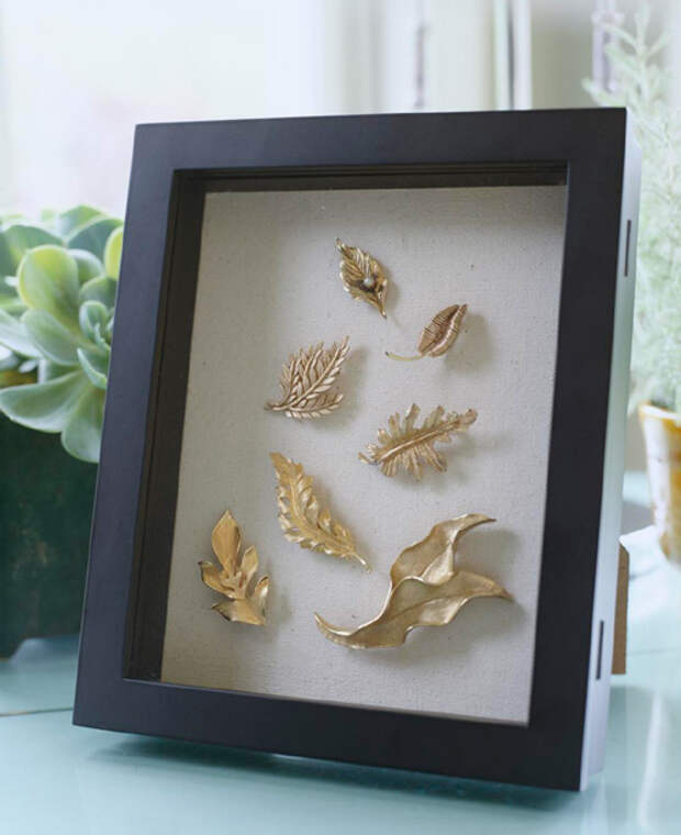 сережки в раме, идеи для декора дома