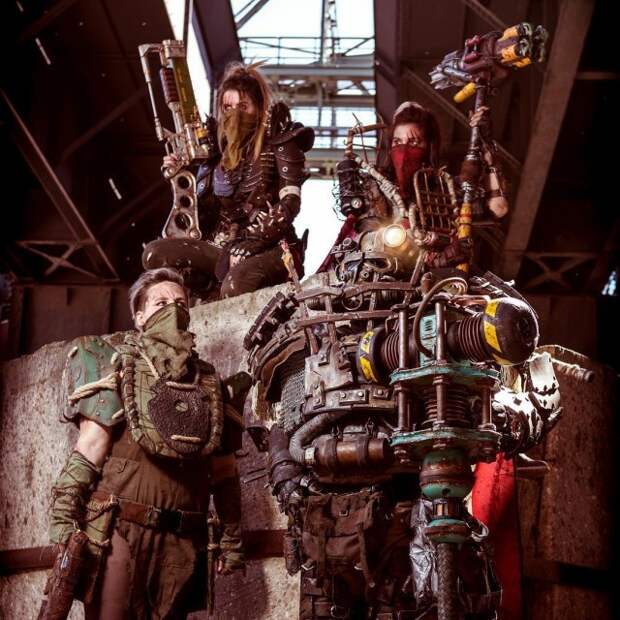 Косплей в стиле компьютерной игры Fallout