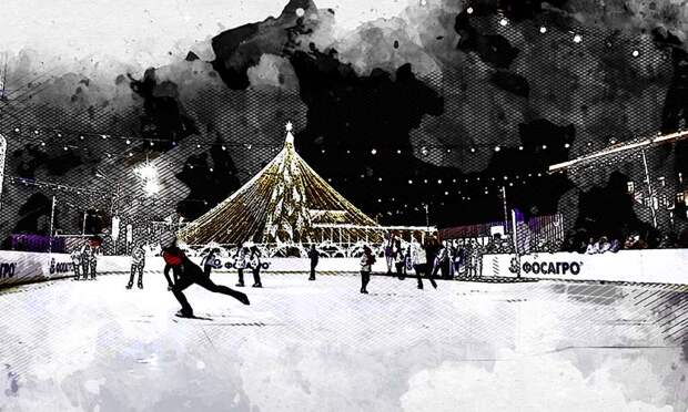 В Орле изменили график работы катка на площади Ленина по субботам