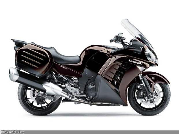 Анонс мотоцикла Kawasaki 1400 GTR 2012