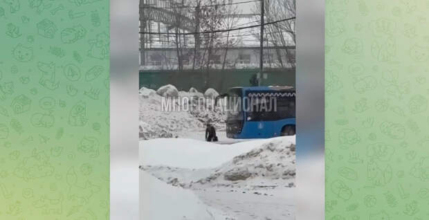 В Москве водитель автобуса перекрыл дорогу ради намаза и бросил пассажиров