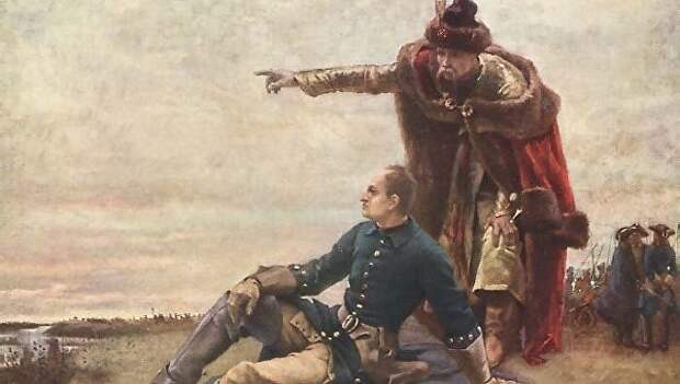 Карл XII и гетман Мазепа, картина шведского художника Густава Седерштрома. Архивное фото Карл XII и гетман Мазепа, картина шведского художника Густава Седерштрома. Архивное фото