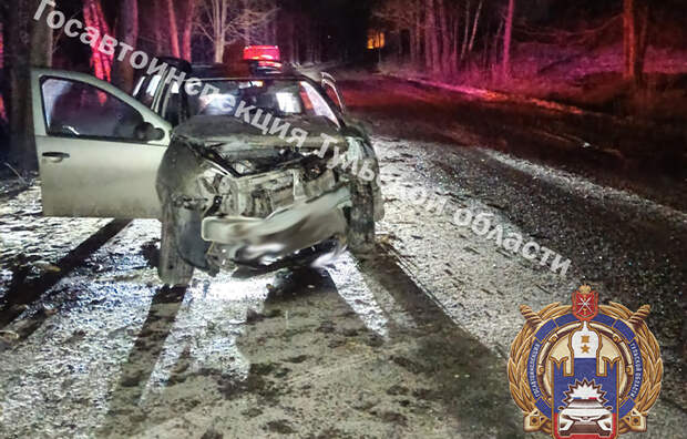 В Алексине пьяный водитель съехал с дороги и врезался в дерево