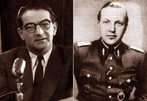 Слева: Рудольф Кацнер; Справа: Курт Бехер. #кацнер, #бехер, #евреи. /данное комбинированное изображение создано мной, фото взяты из открытых источников/