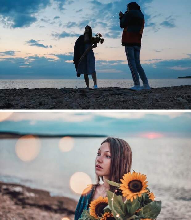 За кадром профессиональных фотографий