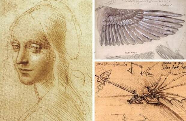 Гениальность Леонардо да Винчи прослеживалась с детства.