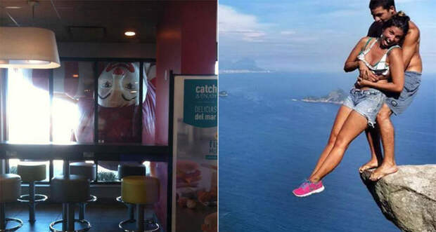 На этих фотографиях происходит какая-то жесть