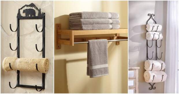 Стильные держатели для полотенец, которые помогут навести порядок в ванной