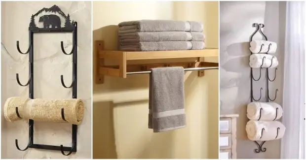 Вешалка для полотенец в ванную: модели, формы, виды и идеи по применению вешалок