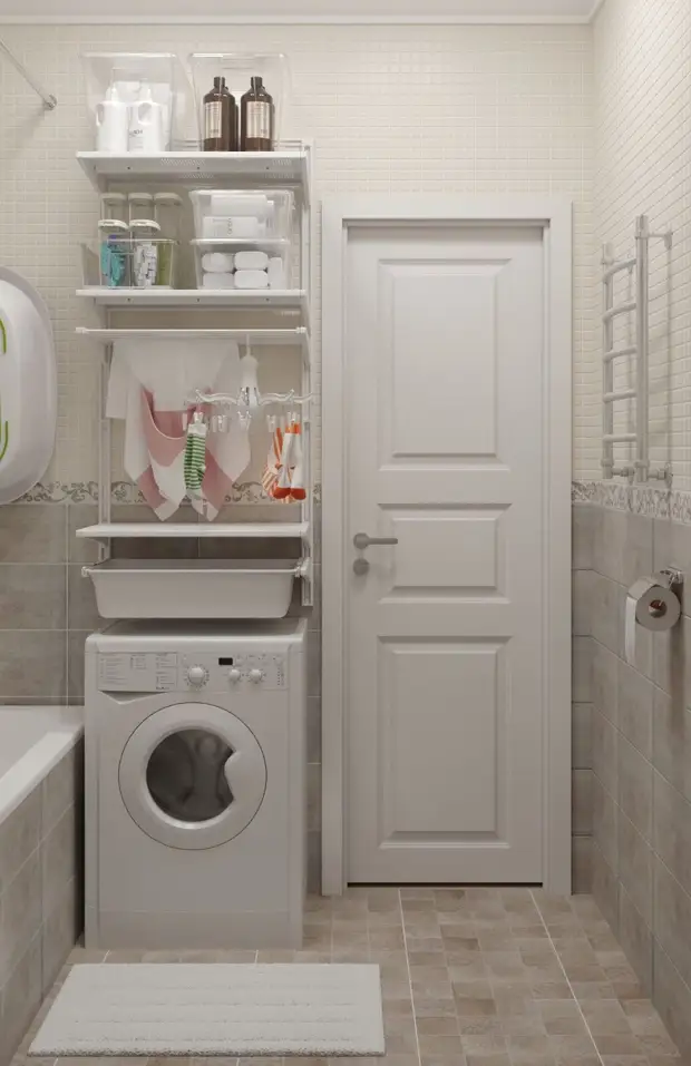 Большая семья — маленькая ванная комната: 10 идей, как уместить всё необходимое