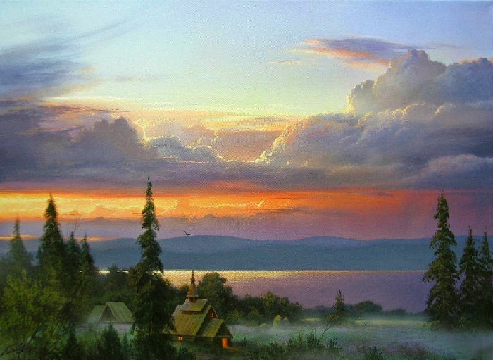 «Вечер». Автор: Виктор Юшкевич.