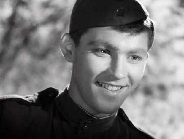 кадр из фильма «Баллада о солдате», 1959 год. Владимир Ивашов