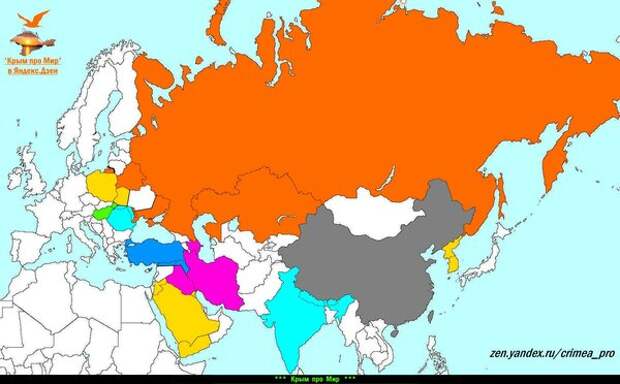 Так может выглядеть политическая карта мира к 2050 году