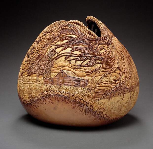 pumpkin20 Шедевры из тыквы от Мэрилин Сандерлэнд