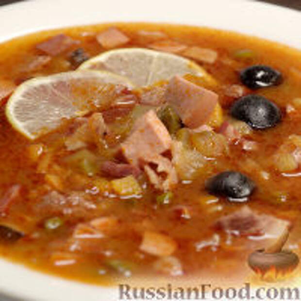Фото к рецепту: Солянка сборная мясная