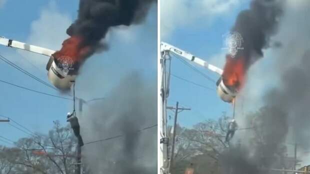 В США электрик чуть не сгорел во время ремонтных работ