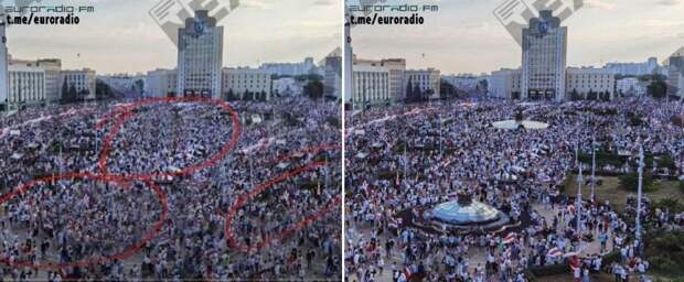 Михалков заявил, что масштабы протестов в Беларуси преувеличены — это фотошоп