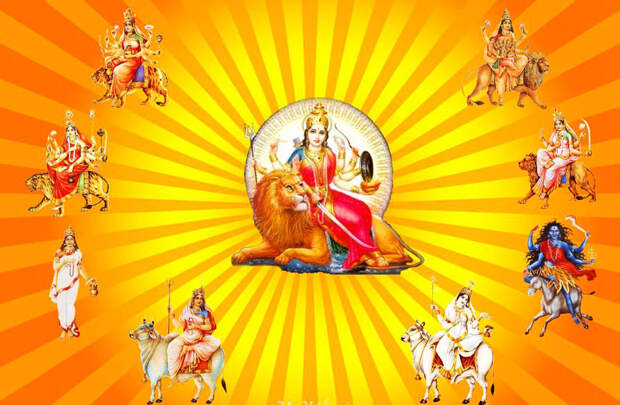 Статья: Маха-Наваратри: Осенний праздник почитания Божественной Матери — Богородицы Рожаны (Парвати, Дурги, Умы, Кали).