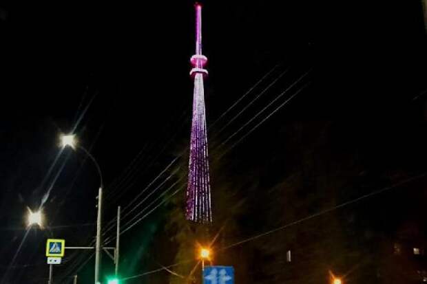 Тамбовская телебашня окрасится в цвета триколора в честь воссоединения с Крымом