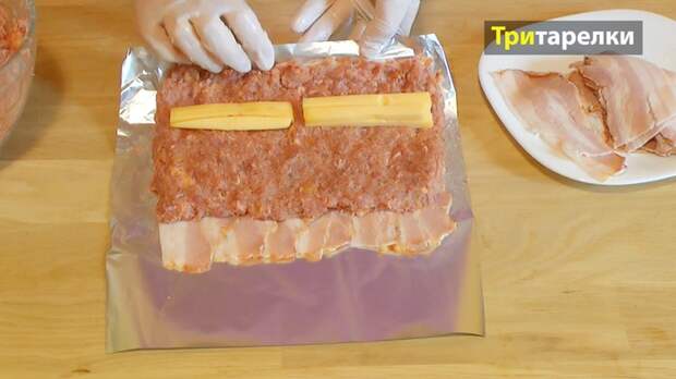 Рулет из фарша запеченный в духовке мясной рулет, рецепт, рецепты из фарша, видео рецепт, фото рецепт, длиннопост, видео