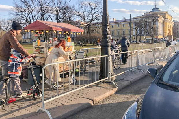 Как центр Петербурга выглядит за сутки до несогласованного митинга в поддержку Навального. 7 фото