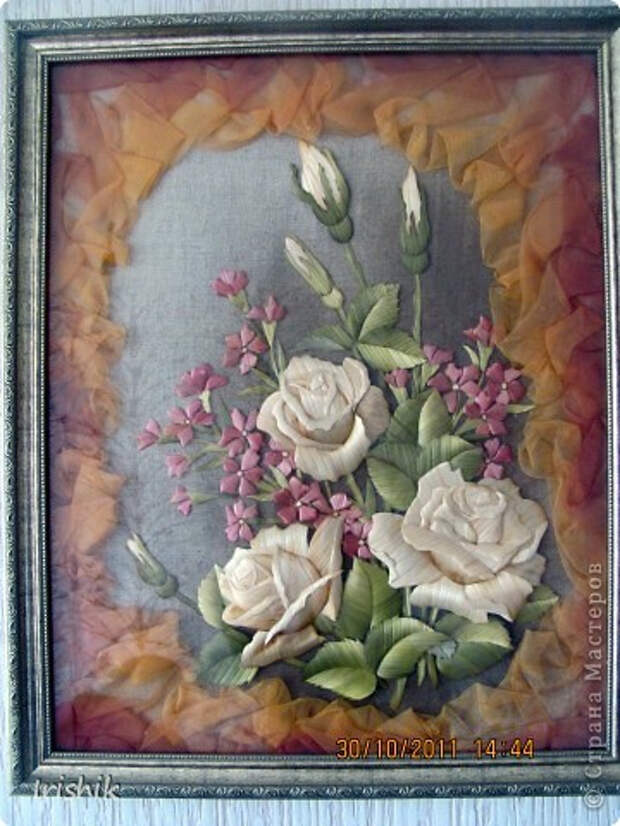 Восхитительные розы. Аппликация из соломки. Мастер-класс (67) (360x480, 190Kb)