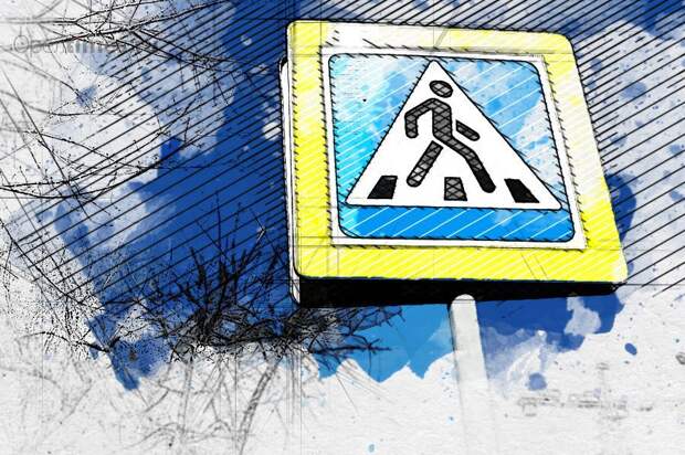 В Орле водитель мопеда на пешеходном переходе сбил двух женщин и ребёнка