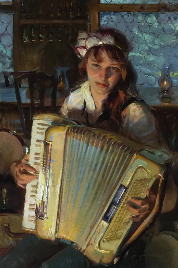 Американский художник Daniel F. Gerhartz