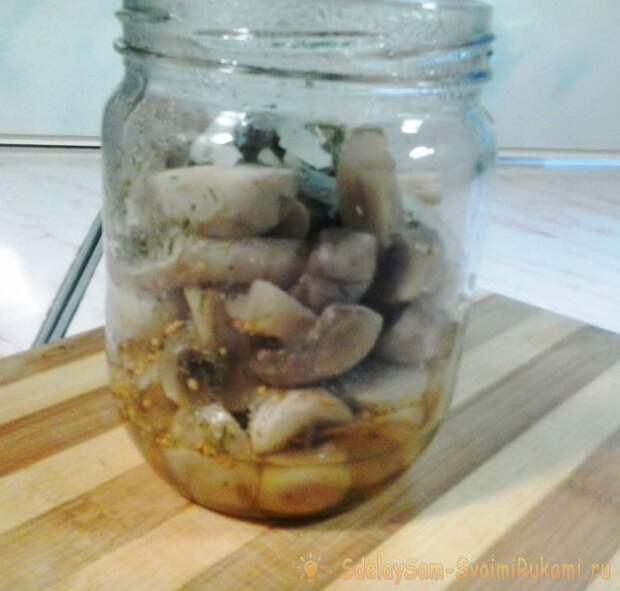 Маринованные шампиньоны на зиму и на праздник