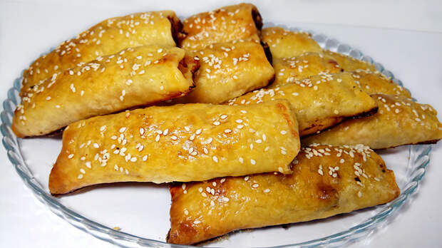 ВКУСНЯШКА ДЛЯ ПЕРЕКУСА. закуска, Колбаса, сыр, выпечка, рецепт, кулинария, еда, быстро, видео, длиннопост