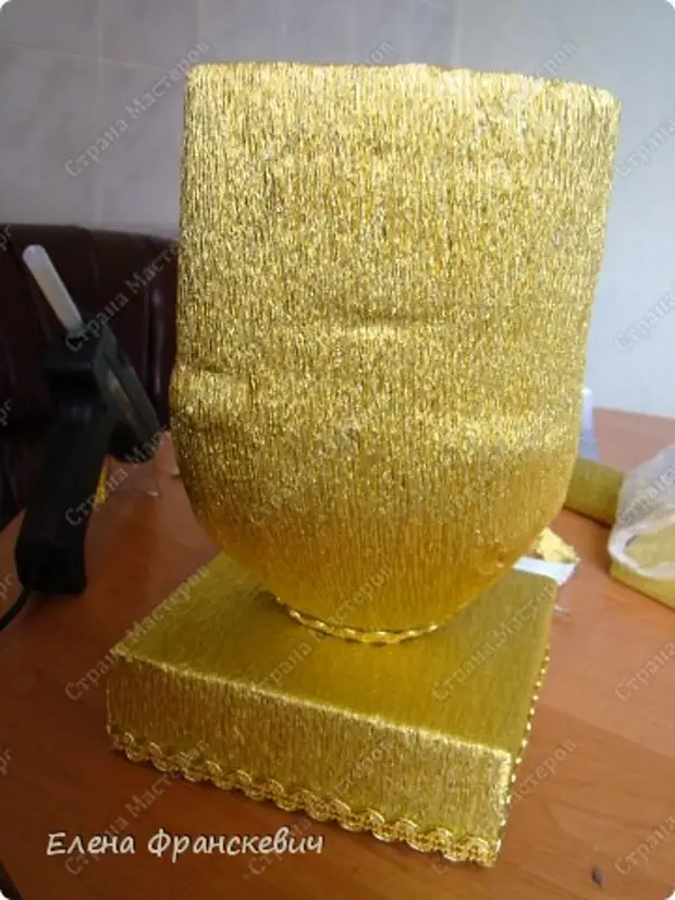 Как сделать кубок из бумаги