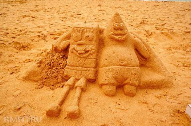 Скульптуры из песка: фотоподборка