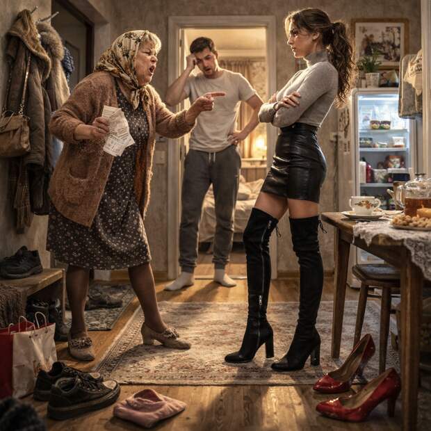 Я впервые решилась возразить, когда свекровь приказала сдать обратно дорогие ботфорты.