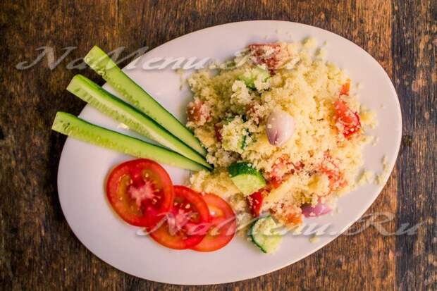Постный плов из кускуса