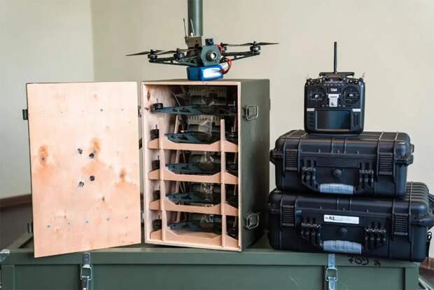 На Украине показали новый комплекс беспилотников со встроенной осколочной миной