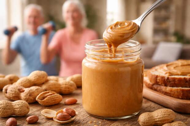 Три ложки арахисовой пасты в день повышают мышечную силу у пожилых