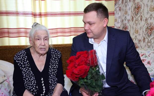 В Рязани партизанку Великой Отечественной Нину Климову поздравили со 101-летием