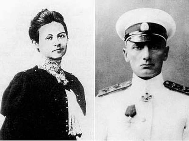 Адмирал Колчак и жена Софья Федоровна
