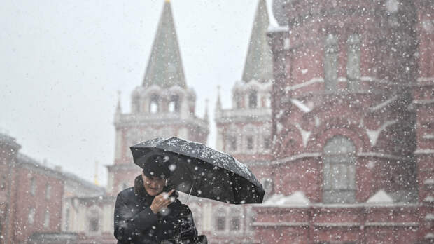 Мощный снегопад обрушился ночью на Москву и соседние регионы