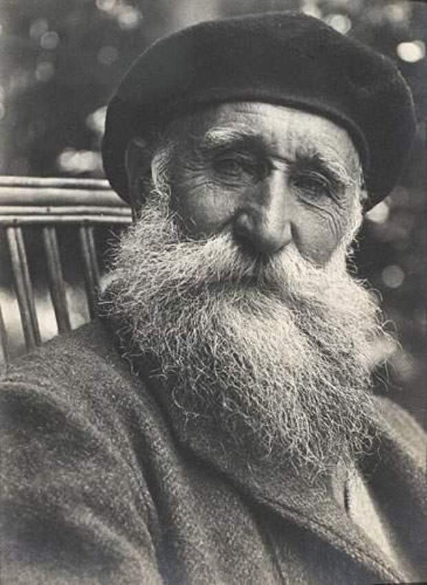 JOSEF BREITENBACH Portrait d'Aristide Maillol, c.1935. Tirage d'époque