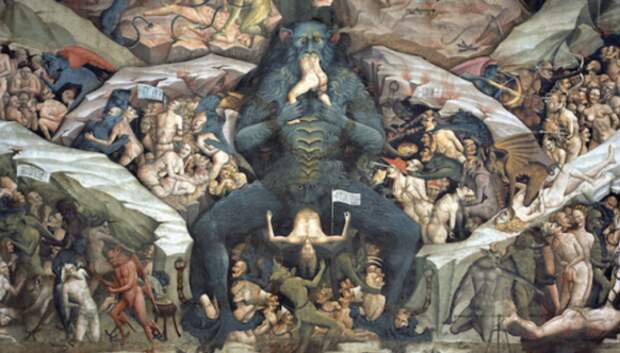 Почему в Средневековье демонов рисовали с лицами между ног