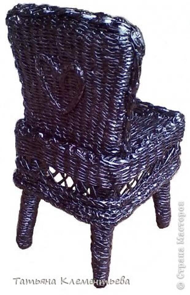 Комфортный плетеный стул (мастер-класс) фото 19