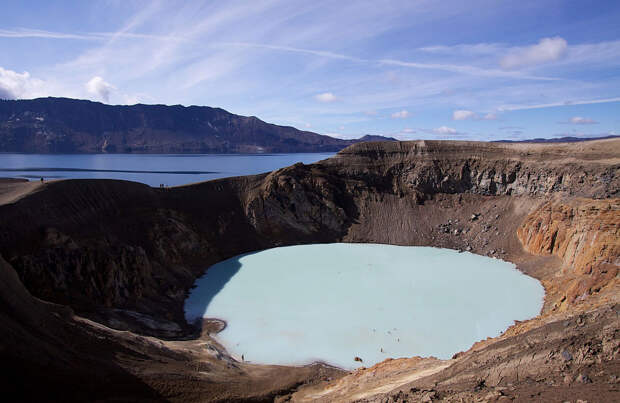 Геотермальное кратерное озеро Вити, Исландия