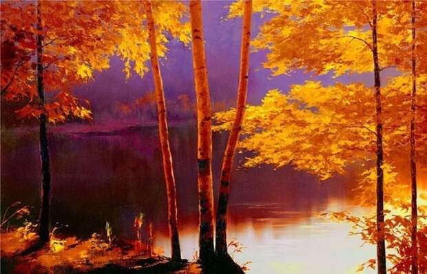 Радужные пейзажи китайского художника-самоучки, которого назвали лучшим неоимпрессионистом конца XX века﻿