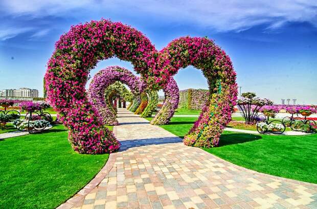 Удивительный парк цветов в Дубае