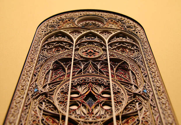 Фотография: Ажурные витражи из... картона №9 - BigPicture.ru