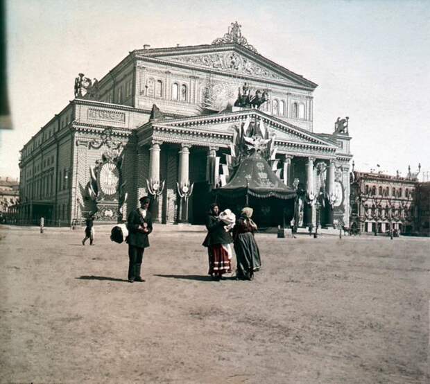 Большой театр. Москва, 1896 г. история, прошлое, фото