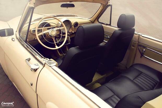 Кабриолет из ГАЗ 21 в американском стиле авто, газ, волга, газ-21