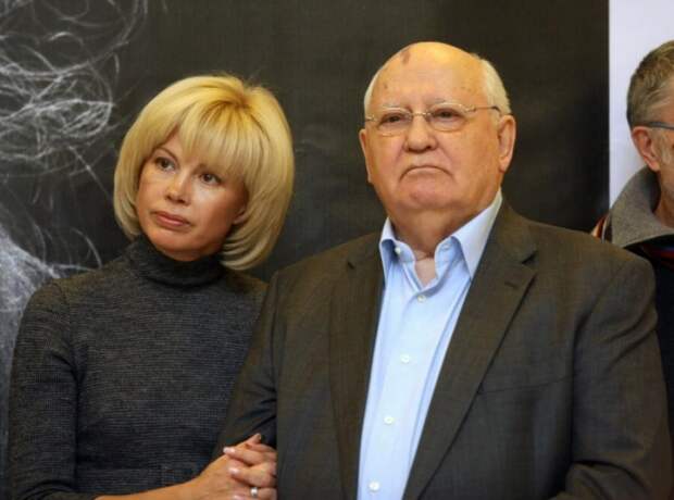 Ирина вместе с отцом, Михаилом Горбачёвым